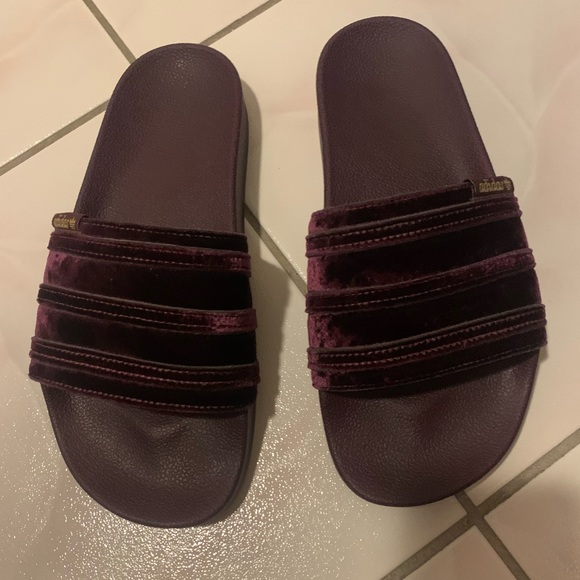 adidas Shoes - Adidas Adilette Velvet Slides